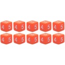 Набор из 10 кубиков K6 RPG Six -Wing Orange Bone 1,6 см