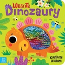 Книга с блестками Happy Dinosaurs Sensory 0+ Axiom 3975