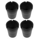 4 STUFF PRZENOSNEGO CZARNEGO ASHTRAY CAR - COMPACT BEZDYMNY FASTENERS NA POPIOL  photo 6