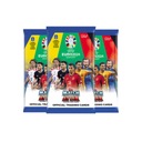 ФУТБОЛЬНЫЕ КАРТОЧКИ К ЕВРО-2024 АЛЬБОМ TOPPS MATCH ATTAX 3 МЕШКА 24 КАРТОЧКИ
