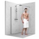ŚCIANKA SZYBA PRYSZNICOWA WALK-IN 100 CM CHROM DRZWI KABINA SZKŁO 8MM ESG
