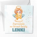 Zaproszenia CHRZEST NOWOŚĆ KREATOR + KOPERTA GRATIS