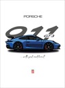 Постер PORSCHE 911 GT3, формат А3