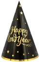 CZAPECZKI HAPPY NEW YEAR SYLWESTER NOWY ROK 6 SZT