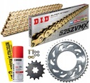 ZESTAW NAPĘD-OWY DID SUN HONDA CB 500 94-03 ZŁOTY