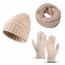 Teplé pletené čiapky, šály a rukavice Hmotnosť (s balením) 0.5 kg