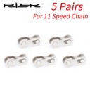 RISK 6/7/8/9/10/11 Скоростная велосипедная цепь Набор замков разъема Quick Link MTB Road