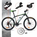 HORSKÝ BICYKEL MTB 26&quot; SHIMANO 18 RÝCHLOSTNÉ KOTÚČOVÉ BRZDY OCEĽOVÝ RÁM 18,5&quot; Veľkosť rámu 18 palcov