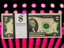 2 dolary USA banknot do zabawy i nauki plik100szt+GRATIS Tematyka, motyw Banknoty