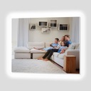 ЗЕРКАЛО ДЛЯ ВАННОЙ КОМНАТЫ СИЯНИЕ СВЕТОДИОДНОЕ ОСВЕЩЕНИЕ RUKE 80X60