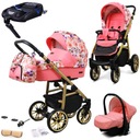 Коляска BabyLux ColorLux 4в1 + база Isofix