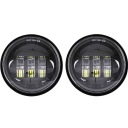 2× ГАЛОГЕНИ LED (СВІТЛОДІОД) ПРОТИТУМАННІ МОТОЦИКЛ HARLEY 4,5''  фото 4