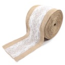 ДЖУТ ДЖУТОВАЯ СТУПИНА С КРУЖЕВОМ 30 СМ НА МЕТР #3