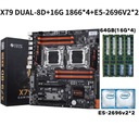 Серверная материнская плата HUANANZHI X79 DUAL-8D LG