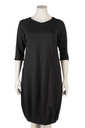 Sukienka dresowa czarna Bombka Rozm 58 Plus size