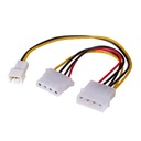 Кабель Molex - 3 контакта 12В Molex Akyga AK-CA-35 15см