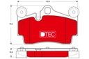 ZAPATAS DE FRENADO - JUEGO DTEC COTEC GDB1653DTE 