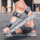 Pánska móda Kvalitné sieťované sandále - cool a pohodlné 252370 Materiál vložky guma