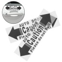 4 ШТУКИ TRWALYCH СТИКЕРОВ OSTRZEGAJACYCH O DRZWIACH АВТОМОБИЛЯ Z PCV АВТОМАТИЧЕСКИЕ KALKOMANIE OSTROZNOSCI  фото 10
