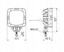 2X HEADLIGHT FRONT EXCAVATOR TURNER DAYTIME  photo 10