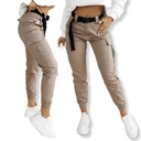 ЖЕНСКИЕ БРЮКИ-КАРГО С ПОЯСОМ, БЕЖЕВЫЕ, РАЗМЕРЫ