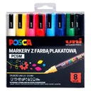 Набор маркеров POSCA PC-5M 8 основных цветов