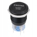 BUTTON SWITCH PRZYCISKOWY 19MM WHITE DIODE LED 12V  photo 11