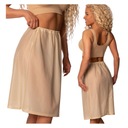 HALF PETTIME ПОД ПЛАТЬЕМ ЖЕНСКОЕ НИЖНЕЕ БЕЛЬЕ БЕЖЕВАЯ ГЛАДКАЯ ЮБКА 4XL