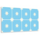 Panel podłogowy PCV Geometryczna gwiazda 100x50 cm