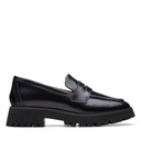 Loafersy Clarks Stayso Rise skórzane czarne 37.5