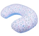 ПОДУШКА ДЛЯ КОРМЛЕНИЯ С НАВУШКОЙ БОЛЬШАЯ, СИНЯЯ