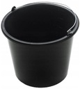 ВЕДРО СТРОИТЕЛЬНОЕ, БЫТОВОЕ, ЧЕРНОЕ, 5 Л С МЕРКОЙ