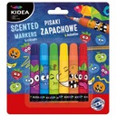 PISAKI FLAMASTRY KIDEA ZAPACHOWE 6 KOLORÓW