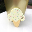 Silikónové hryzátko - Vanilková zmrzlina / Bocioland Farba viacfarebná