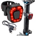 Lampka rowerowa przednia tylna USB światło rowerowe czerwone 100 lumenów wb Strumień świetlny 100 lm