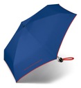 BENETTON Ultra mini плоский ветрозащитный маленький карманный зонт, синий