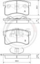 PLAQUETTES FREIN PERODUA KANCIL 0.8photo 15