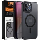 Чехол для iPhone 16 Pro для MagSafe УСИЛЕННЫЙ МАТОВЫЙ КЕЙС НА 360° Стекло для экрана