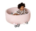 Сухой бассейн с шариками Манеж для детей MISIOO Pink 200 Balls