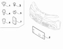 STAND ADAPTER SOCKET PLATES REJESTRACYJNEJ GIULIA 