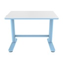Письменный стол для ребенка, сине-белый.