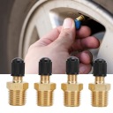 СТАНДАРТ ЛАТУННІ КЛАПАНИ БАКУ 4PCS 1/4IN NPT ГВИНТ MESKI 200PSI Z ZASLEPKAMI  (18401669807) фото min 12