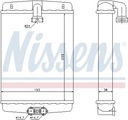 NISSENS 72013 WYMIENNIK CIEPLA, CALEFACCIÓN INTERIOR 