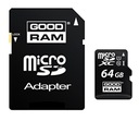Карта памяти GoodRam microSDHC Class 10 64 ГБ