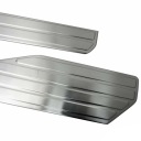 BAGUETTES PROTECTEUR SEUIL VERS VW AMAROK 2010-2025 SZCZOTKOWANY CHROME 4 PIÈCESphoto 8