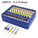 50 шт. 0,5-0,9 мм сверла для печатной платы