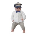 Крестильный свитер, белый хлопок, 68 см.