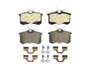 Комплект тормозных колодок задний (с аксессуарами, с направляющими винтами тормозного суппорта)