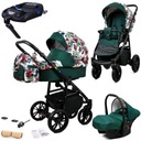 КОЛЯСКА RAF-POL COLORLUX 4в1 ЭКО КОЖА + БАЗА ISOFIX