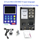 DRO Style 11 языков Мини ЖК-дисплей DRO Kit Цифровой дисплей